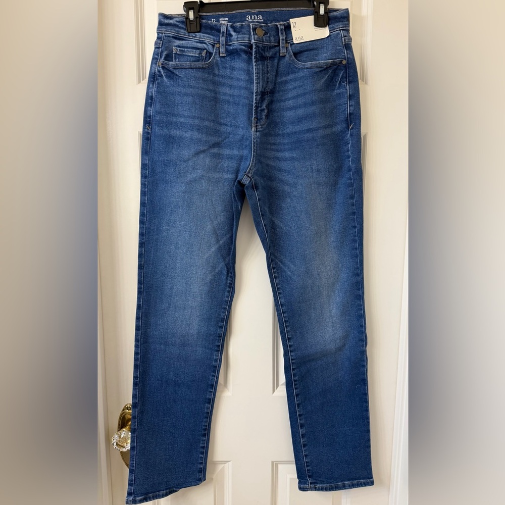 A.N.A - High Rise Straight Jeans - Size 12 - NWT!
